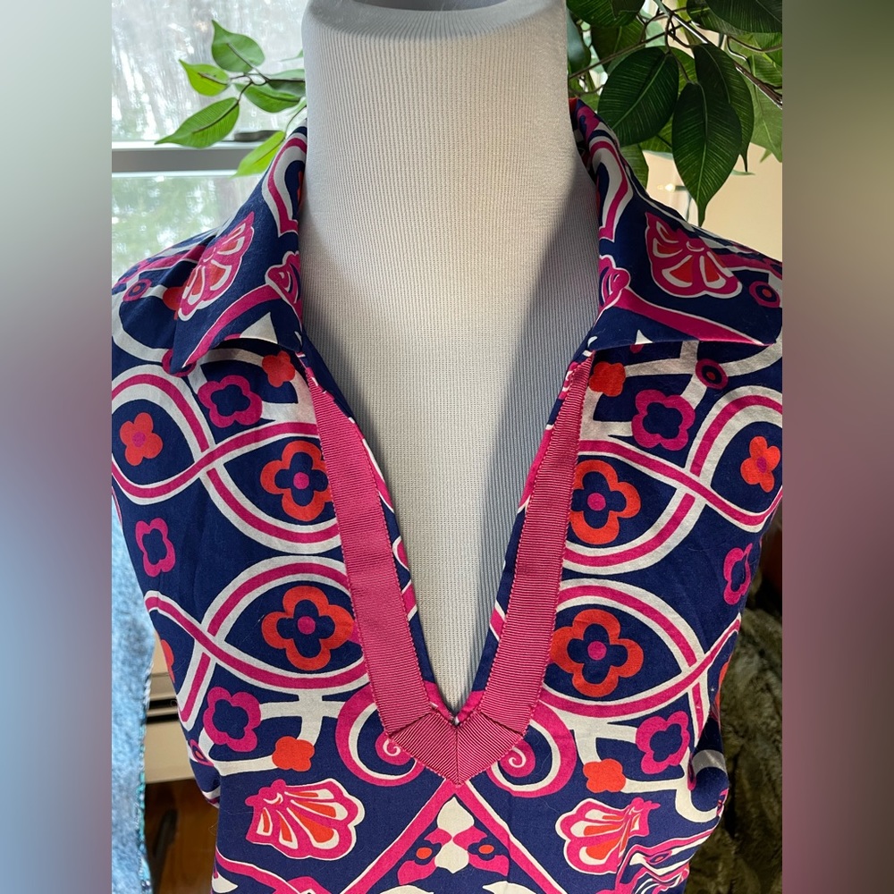 Vineyard Vines Shell Scarfed Tunic Dress